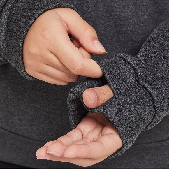 Nike Multi+ Big Kids' Therma-FIT Pullover Hoodie. Black/Anthracite/White. Size S - Picture 6 of 7